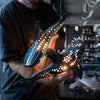 Ceramic Whale Shark Lamps in Kyiv ceramic studio KUST ceramics