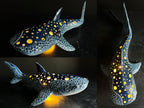 Handmade Whale Shark Ceramic Lamp