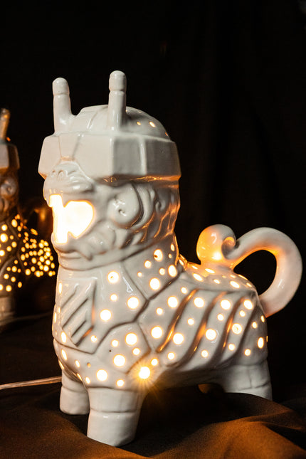 Lembyk FPV Ceramic Night Light | Handmade Ukrainian Folk-Inspired Night Light