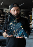 Eagle Ray Ceramic Wall Light – Handmade Ocean-Inspired Lamp