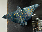 Eagle Ray Ceramic Wall Light – Handmade Ocean-Inspired Lamp