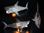 Handmade Great White Shark Lamp