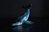Humpback Whale Sculpture with Raised Tail