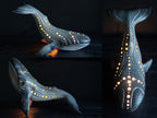 Handmade Ceramic Whale Lamp