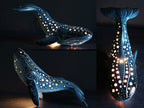 Handmade Ceramic Whale Lamp