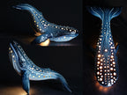 Handmade Ceramic Whale Lamp