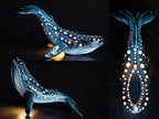 Handmade Ceramic Whale Lamp
