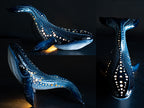 Handmade Ceramic Whale Lamp