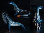 Handmade Ceramic Whale Lamp