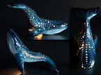 Handmade Ceramic Whale Lamp