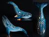 Handmade Ceramic Whale Lamp