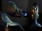 Handmade Ceramic Whale Lamp