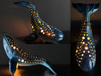Handmade Ceramic Whale Lamp