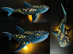 Handmade Whale Shark Ceramic Lamp