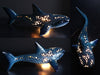 Handmade Whale Shark Ceramic Lamp