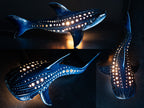 Handmade Whale Shark Ceramic Lamp